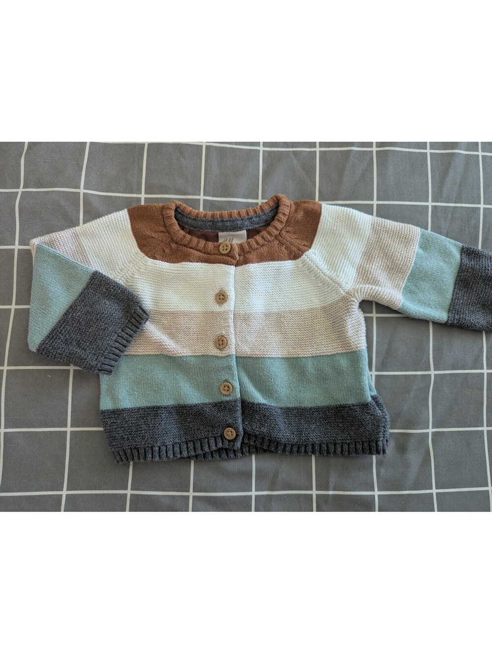 H&M striped cardigan